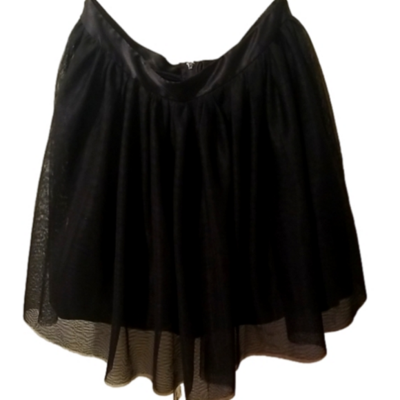 Windsor Fit&Flare Black Sheer Circle Skirt sz 5/ 6 - Picture 1 of 5